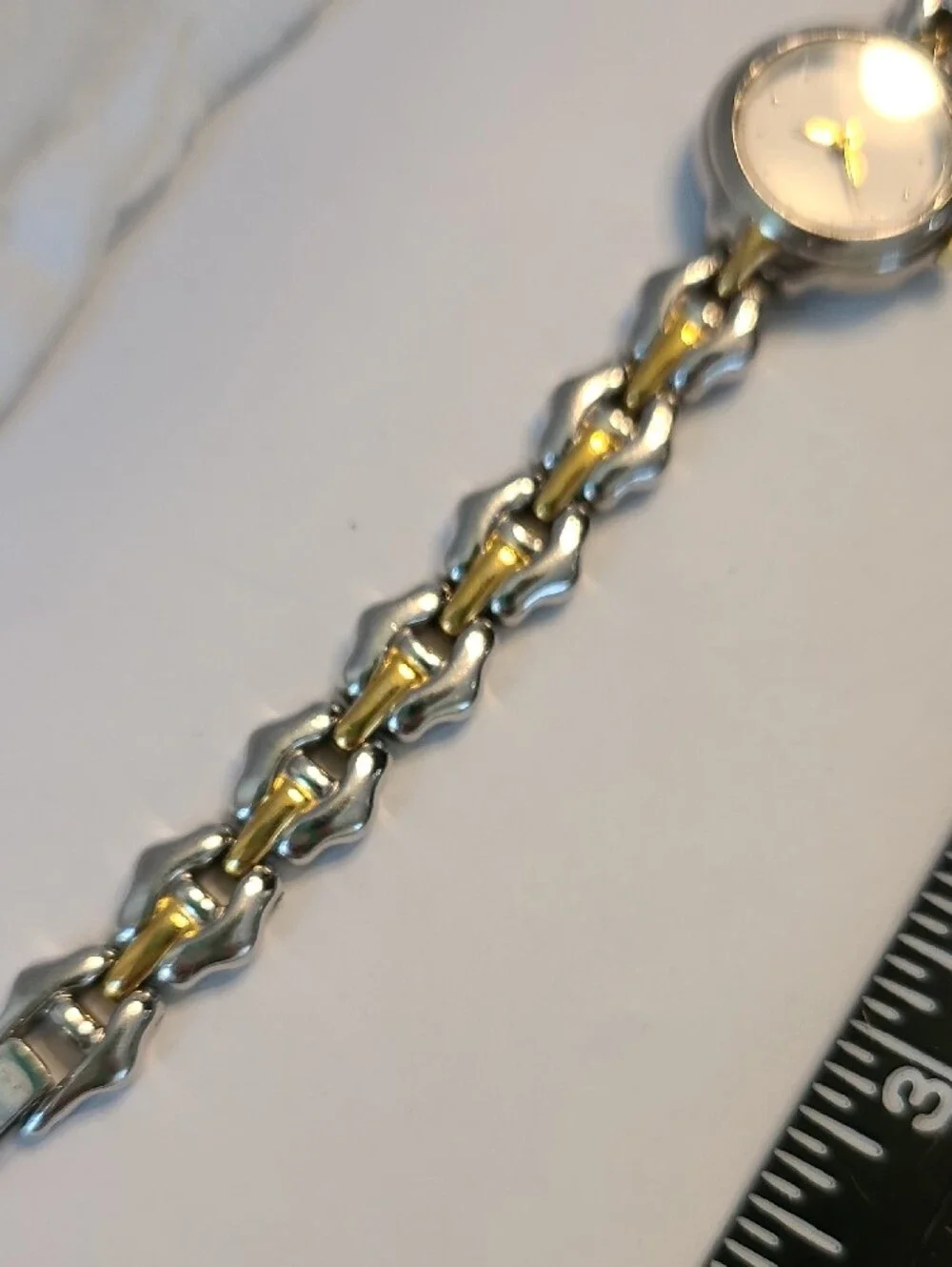 Pulsar Two-Tone Silver and Gold Bracelet Watch
